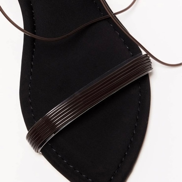 Good American Cinder-f*cking rella Wedge Black size 5 - Picture 6 of 8